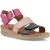 Hush Puppies Eliana Leren Dames Fuchsia Sandalen