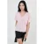 V-hals Effen Gebreid T-shirt