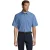 SOLS Heren Bristol Poplin Overhemd met Korte Mouwen (Middenblauw)
