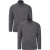 Mountain Warehouse Heren Snowdon Melange Fleece Top (Set van 2) (Zwart)