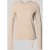 Christian Berg Woman Gebreide pullover in riblook met ronde hals
