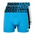 Crosshatch Heren Dumas Boxershorts (Set van 3) (Malibu Blauw)