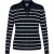 Dreimaster Gebreide trui Dames marine wol wit