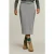 River Woods Grey Midi Skirt