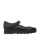 Girl’s Kickers Children Fragma Pop Leather Shoes in Black