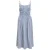 OBJECT gestreepte midi jurk blauw
