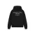 Croyez sweatvest met backprint – zwart