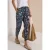 Mid Waist Slim Leg Hose in Loose Fit