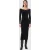 AllSaints Delta Velvet Dress Black