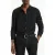John Varvatos Bib Front Shirt With Pipi Jet Black