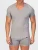 zd ZERO DEFECTS Onderhemd ‘V-Neck T-Shirt Egiptian Cotton’  grijs