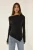 Asymmetrische Geribde Top met Splits