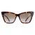 Jimmy Choo LUCINE/S 086 HA havana bruin gradiënt zonnebril