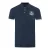 Aquascutum Branded Collar Navy Blue Polo Shirt