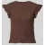 Jake*s Casual Gebreid shirt met ronde hals en golvende zoom