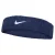 Nike Klassieke Swoosh Hoofdband (Marine / Wit)