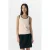 OBJECT top ecru rib gebreid