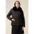 Oltre Down Jacket With Plush Collar Black