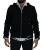 Dolce & Gabbana Zwarte Polyester Hooded Volledige Rits Herenjack