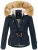 Navahoo Dames Winterjas Pearl – Korte Parka met Teddyfleece & Afneembare Bontkraag