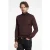 John Varvatos Alonte Regular Fit Mock Neck Espresso
