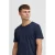 Solid regular fit T-shirt SDRock donkerblauw