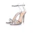 Gianvito Rossi Plexi metallic sandaal in zilver