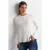 Getailleerde Textuur Gebreide Peplum Blouse