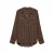 VERO MODA rechtvallende gestreepte blouse – bruin