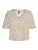 VERO MODA Blouse ‘VMJESMILO’  donkerbeige / wit