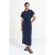 Rich & Royal Scuba Polo Dress Midnight Blue