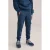 WE Fashion Blue Ridge slim casual broek donkerblauw