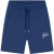 Malelions Men Striped Signature Shorts | Cobalt