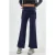 Modal Touch Hoge Taille Brede Pijpenbroek met Rimpeldetail