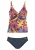 SUNSEEKER Tankini  marine / oranje / framboos