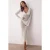 TRENDYOLMİLLA Dames Ecru Regular Bodycon Strandjurken