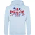 Lonsdale Hoodie voor heren met Union Jack-logo (Licht Blauw)