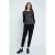Zwarte broek met strikdetail