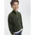 JACK & JONES JUNIOR trui donkergroen fijn gebreid