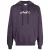 Gebroken witte verf Arrow-logo slim-fit aubergine paarse hoodie