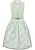 STOCKERPOINT Dirndl ‘Leandra’  pastelgroen / wit