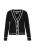 DreiMaster Maritim Gebreid vest  zwart / wit