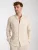 7Camicie Zakelijk overhemd ‘Caravaggio Linen Man Shirt Green’  beige