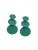 SOHI Oorbellen  groen