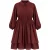 Trendyol Curve Dames Paars Effen Kort / Mini Driekwart mouw Skater Grote maten Jurk