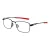 Zwarte Titanium Bril (Monturen)