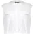 Geisha Gilet Drawstring White