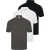 Kruze | Heren Poloshirts (3-pack) – ZWRT/D.GRJS/WIT