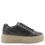 s.Oliver Women Shoes imitatieleren sneakers met panterprint – grijs