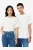 Lacoste T-Shirt wit, Effen